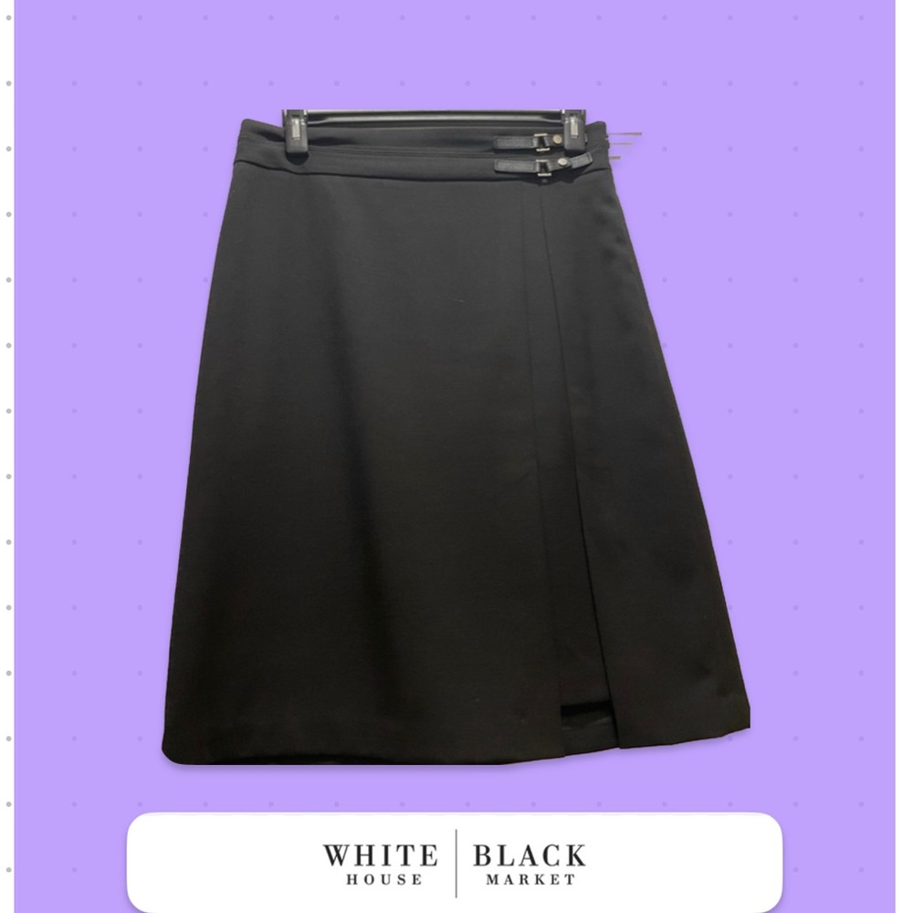 WHBM black skirt size 14
